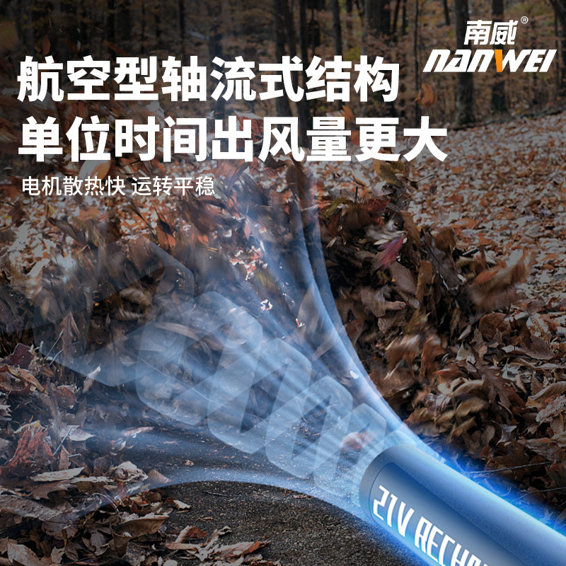 Nanwei リチウム電動ブロワー衛生ブロワー葉吹き塵ブロワー高出力産業用充電式ブロワー|undefined