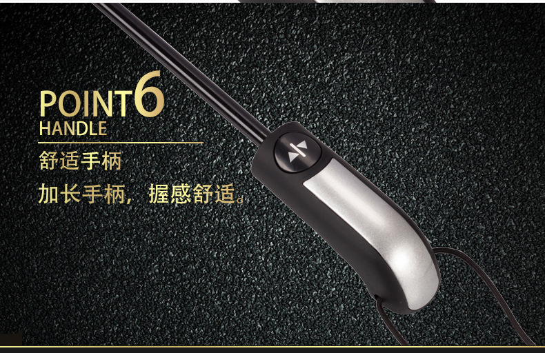 10骨自动伞牛头柄