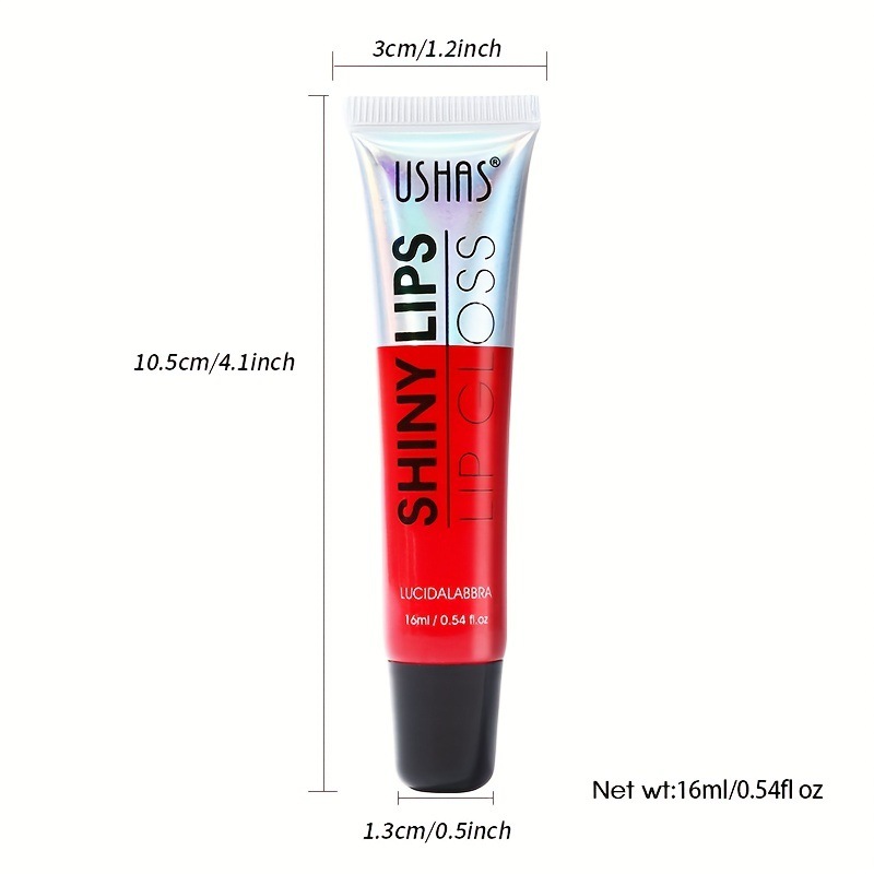 Brillo labial líquido USHAS, larga duración, antimanchas image 6