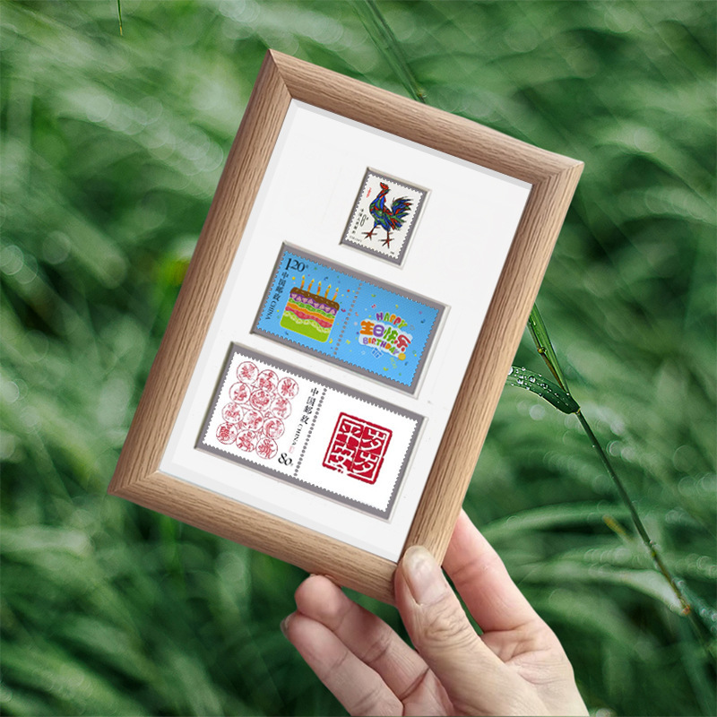 1981-2025 Zodiac 6-inch Hollow Photo Frame Log Color Ritual Birthday Gift Ornaments for Friends