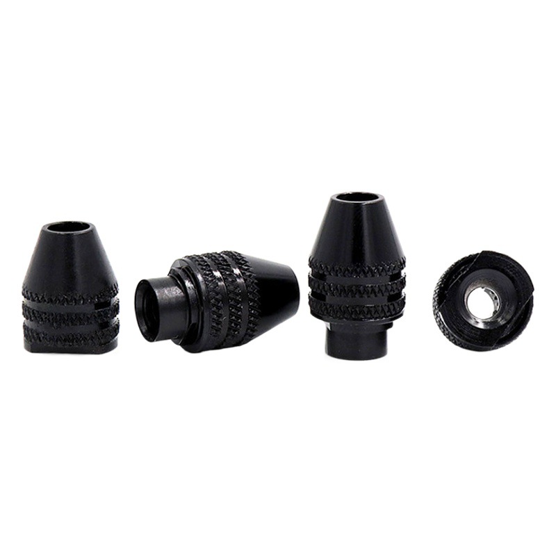 Pequeño pulido eléctrico Chuck taladro universal de tres mandíbulas multifuncional Chuck accesorios de molienda eléctrica clip de cola larga y corta