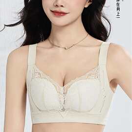 芙蓉8953#时尚透气尾单文胸34-38/34-40中薄B杯聚拢四排扣内衣批