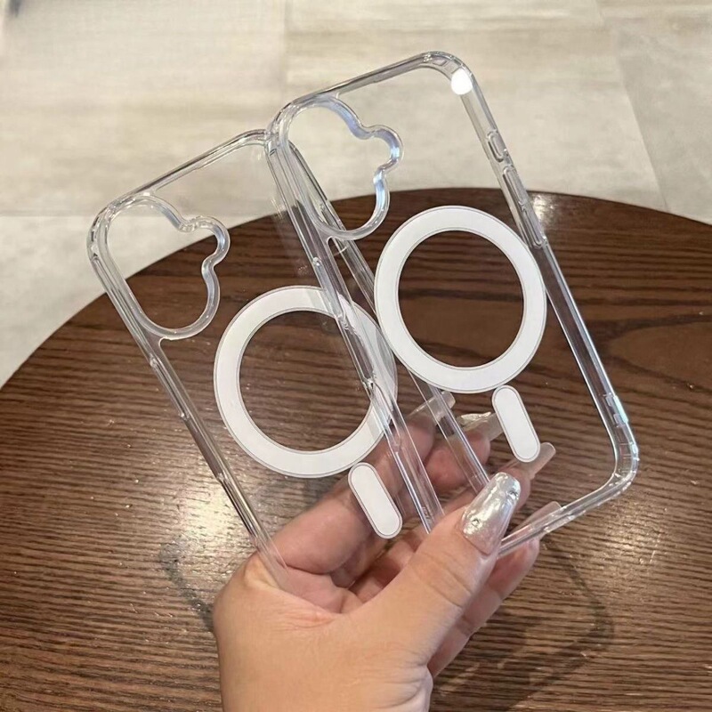 Apple 17 Magnetic Phone Case Wholesale 15 Transparent 13 Acrylic 11 Compatible 14Promax Bagged Iphone16