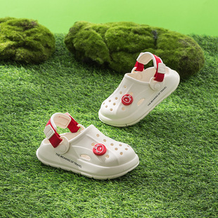 2024 Summer middle and big children's hole shoes adult women's sandals men's hole sandals parent-child hole shoes wholesale