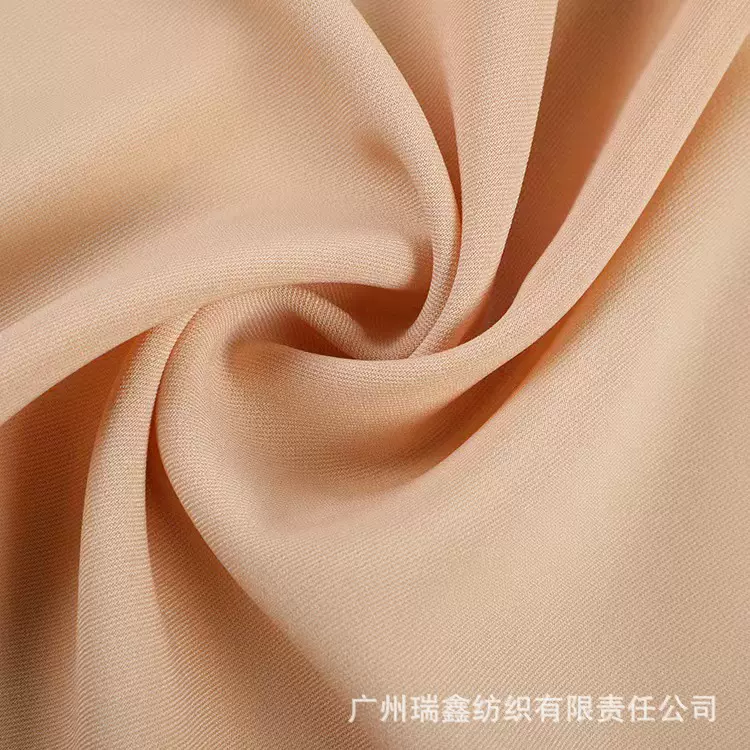 春秋醋酸斜纹面料  醋酸女装西装套装阔腿裤 裙抗皱柔括布料现货