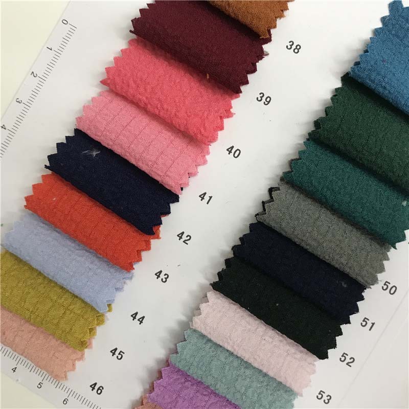 130g厚い泡シワ75色スポット供給メーカー直販ファッションシャツ生地322821|undefined