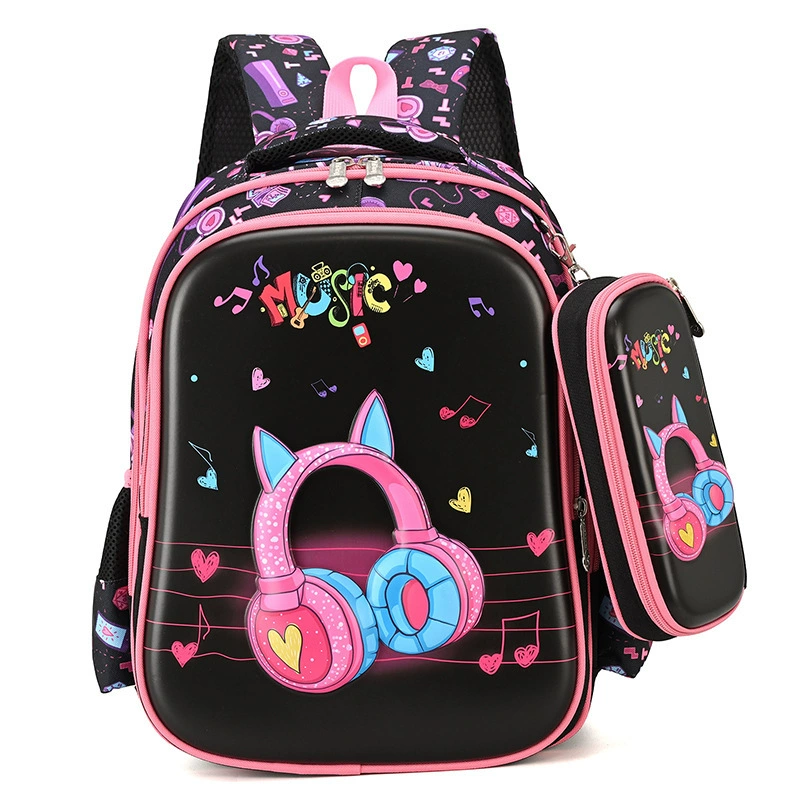Backpack set with pencil case, children's school backpack 15-inch — multi-style colors