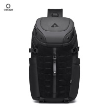 OZUKO男款战术胸包高级感潮牌斜挎包户外防水便携单肩小背包男士