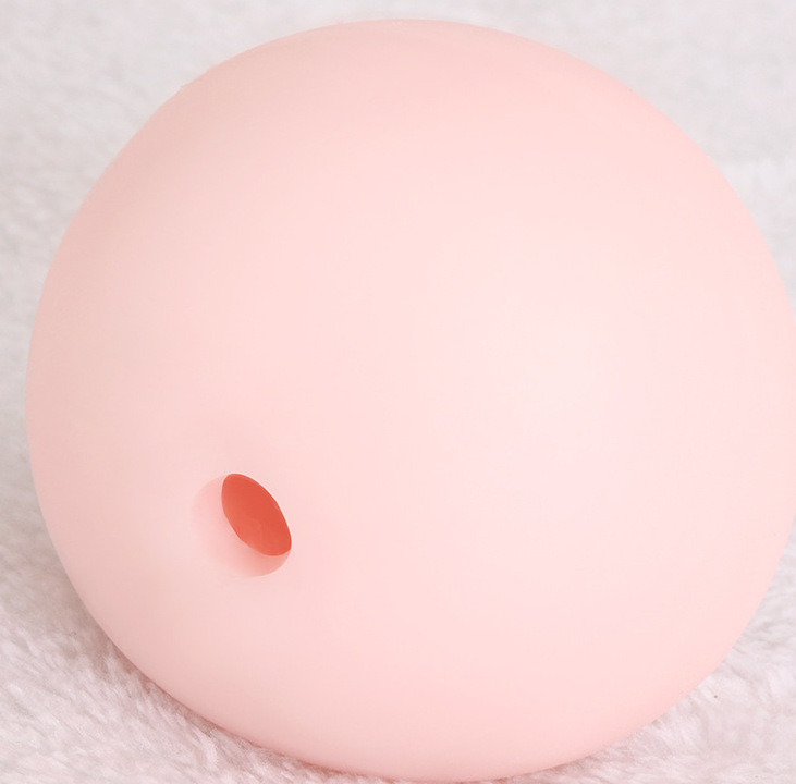 Male Chest Ball Artificial Breast Masturbation Device, TPE Insertable Manual Stroker — detail image 3