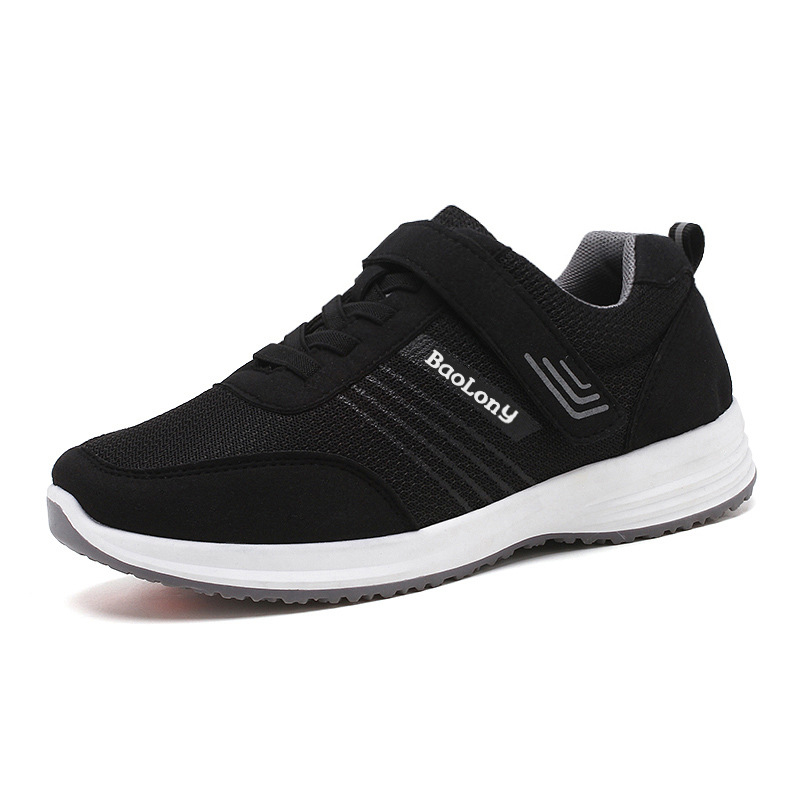 Zapatos para caminar con suela blanda de primavera, nuevos zapatos de viaje para personas de mediana edad y mayores, zapatos para correr transpirables para parejas, zapatos deportivos para personas mayores, zapatos para mamá