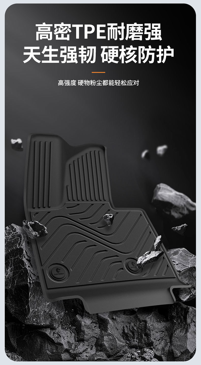 Suitable for Ledao L60 L80 L90 Special Vehicles, All-Weather Tpe Car Floor Mats, Trunk Mats, and Car Accessories