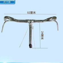 人力三轮车刹车把手老式自行车车把脚踩单车龙头脚踏三轮车垒德株