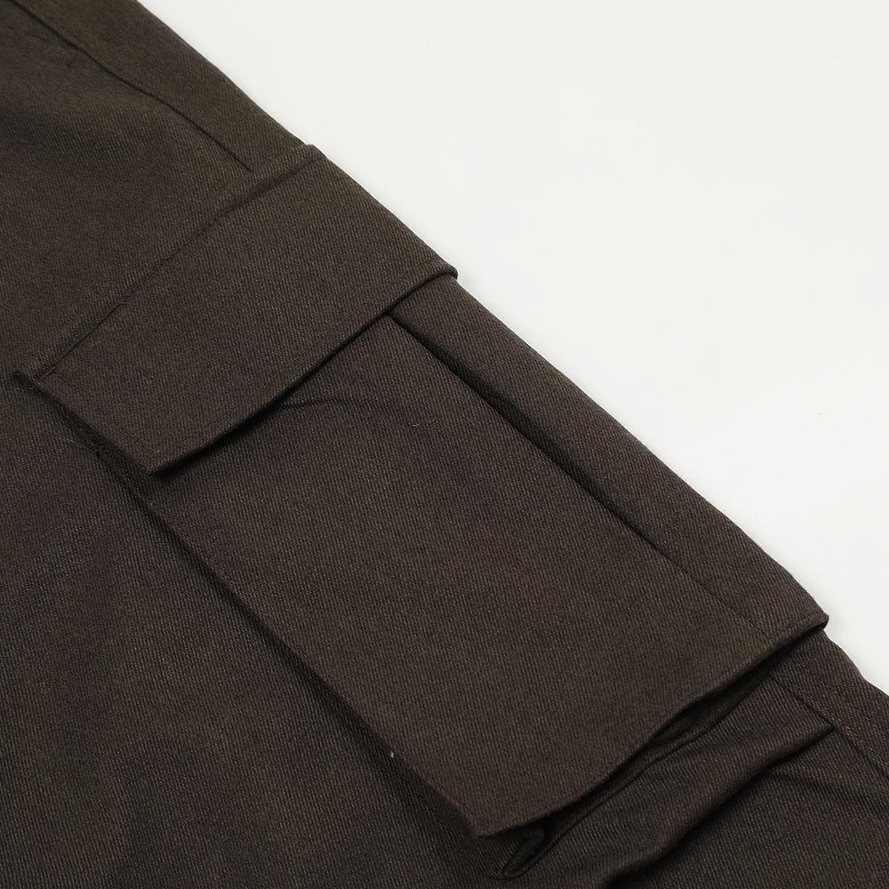 Men's Fashion Casual Pleated Multi-pocket Workwear Flared Pants