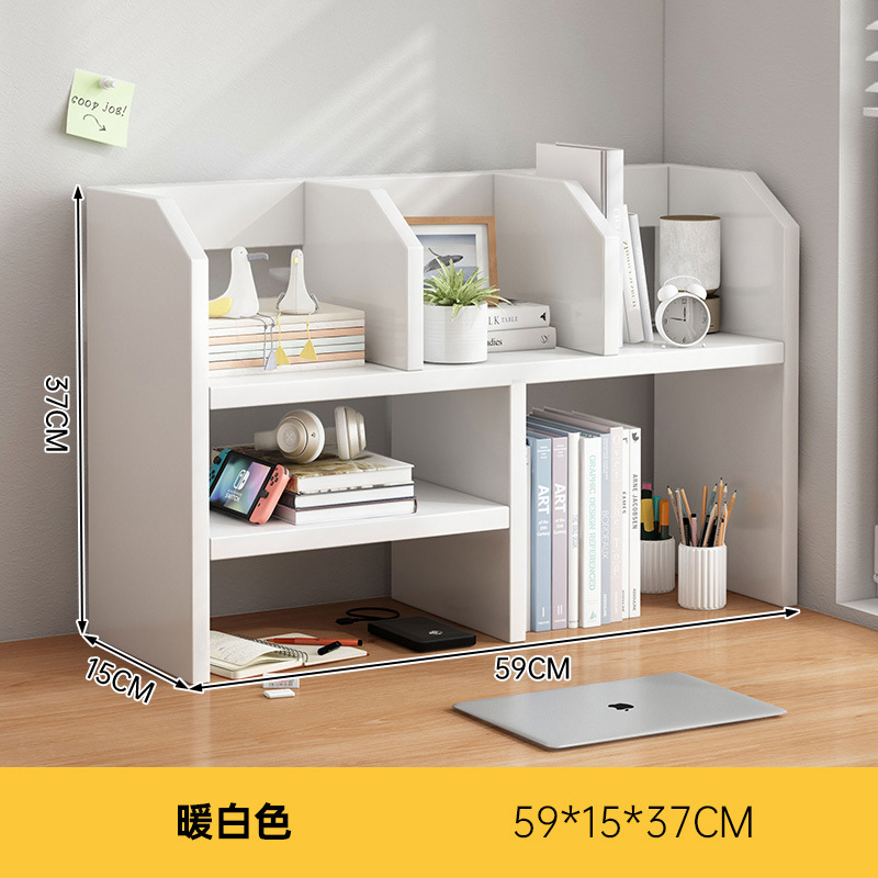 Estantería de escritorio Estante de escritorio para estudiantes Estante de almacenamiento Armario de almacenamiento de cosméticos Estante de escritorio Estante de trabajo Estante de trabajo Estante de libros de esquina