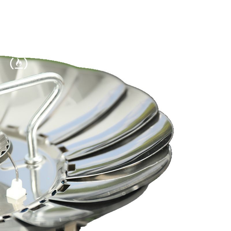 户外卡式燃气炉头莲花炉野营炉具炉子野餐气炉燃气便携式野外防风