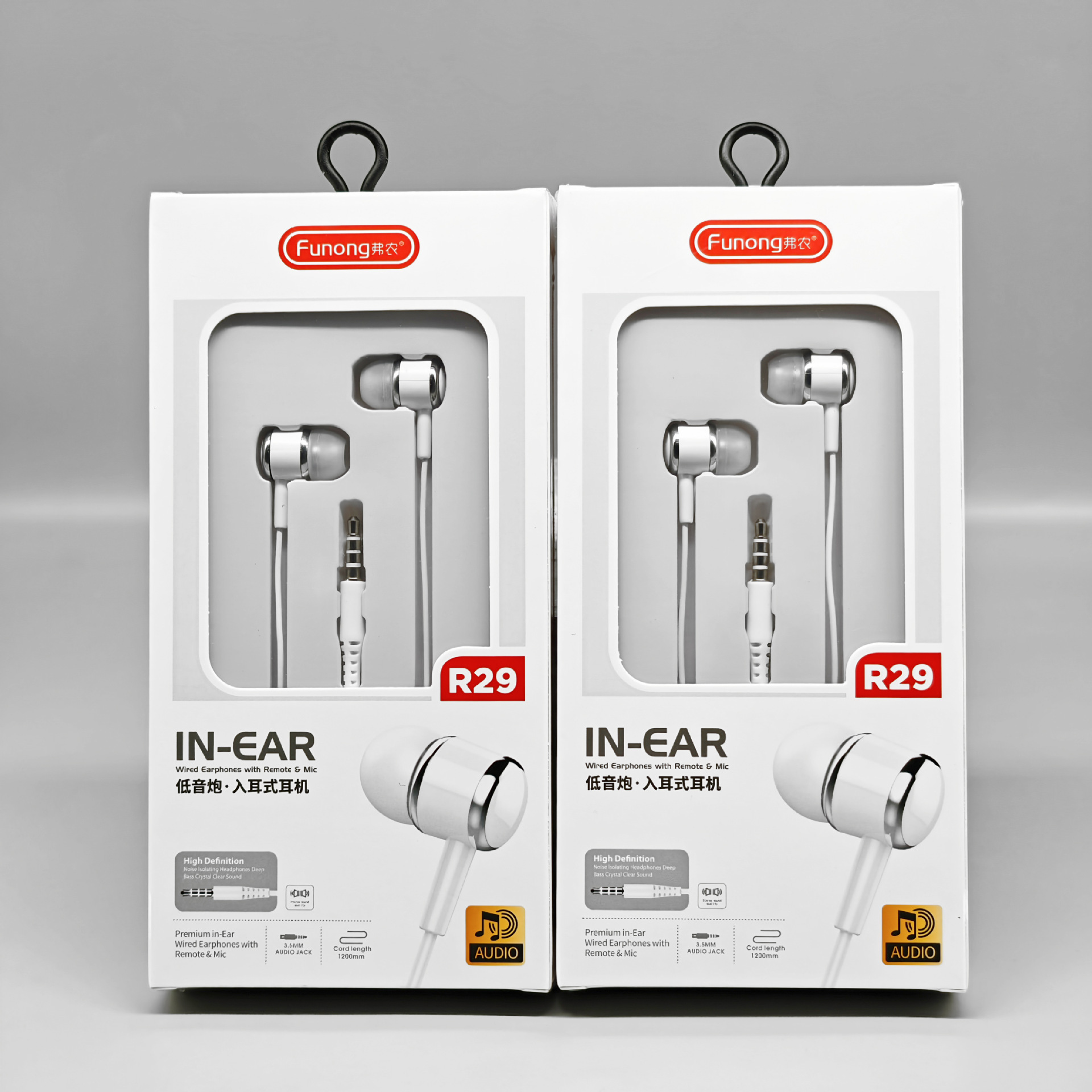 Eartip-in-Ear Subwoofer Phone Earbuds Suitable for Huawei Xiaomi OPPO Apple Vivo Phones Music Earbuds