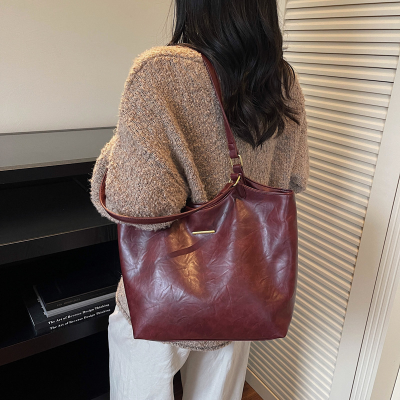 Borsa a secchiello a spalla per donna grande borsa a tote_voghion.com
