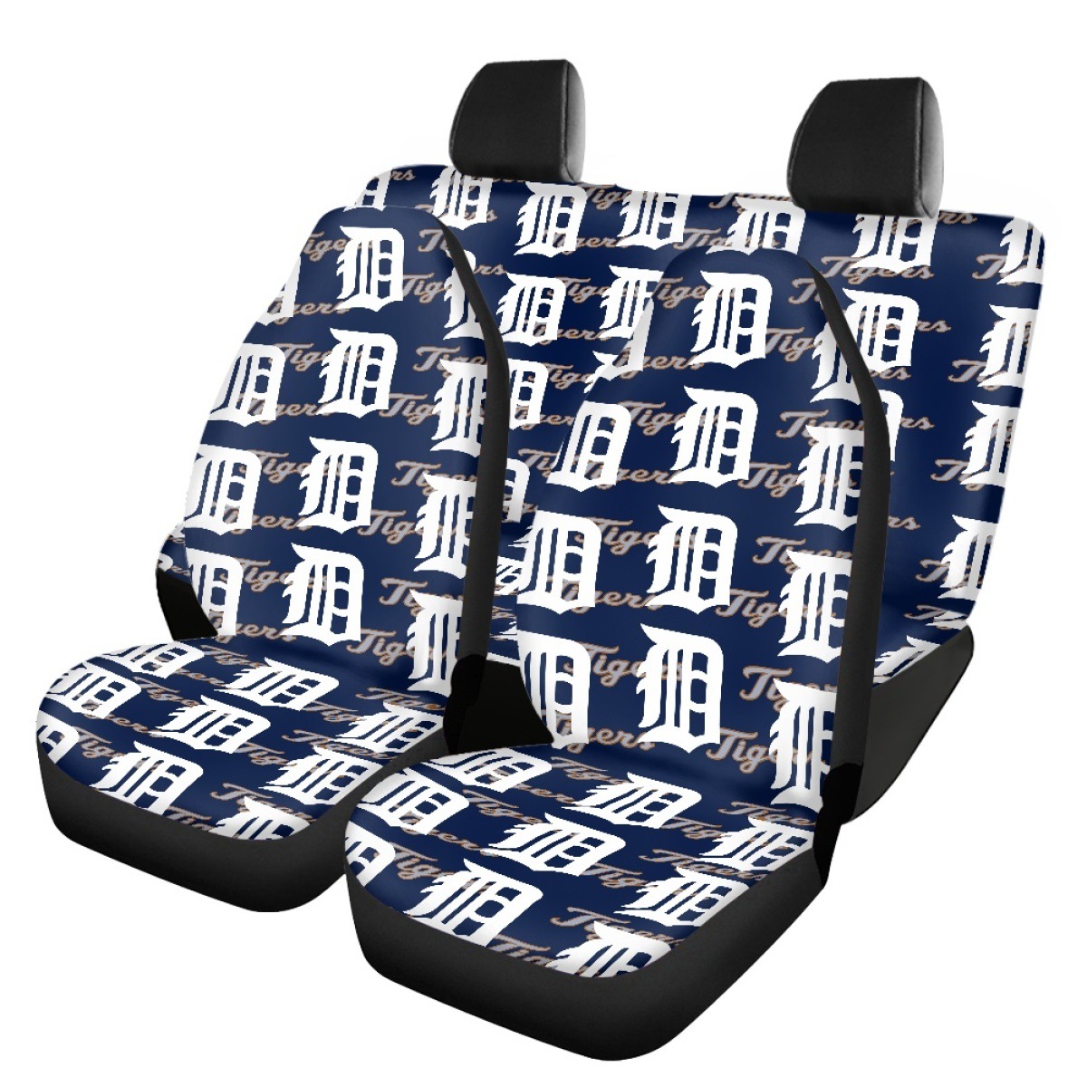 Cross-border MLB team-themed car seat covers, featuring the Milwaukee Brewers logo, for car seat protection