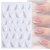 Nail stickers, fake nails, adhesive face blush for nails, suitable for import, new collection, 3D