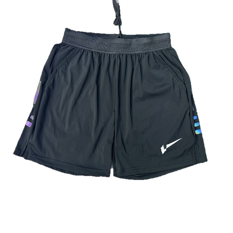 New foreign trade ice silk quick-dry shorts for men, loose casual woven running sports shorts, breathable fitness training shorts