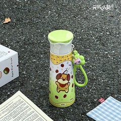 女生新款卡通便携式保温杯学生简约小众不撞款316不锈钢可爱水杯