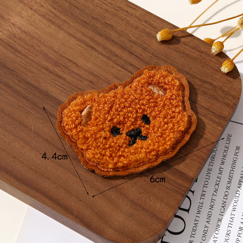 クリエイティブクマの衣類装飾かわいい布ステッカー DIY ジュエリー材料漫画子供服刺繍アクセサリー工場卸売|undefined