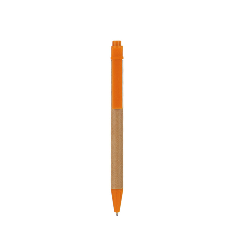 Tubo de papel colgante naranja núcleo negro