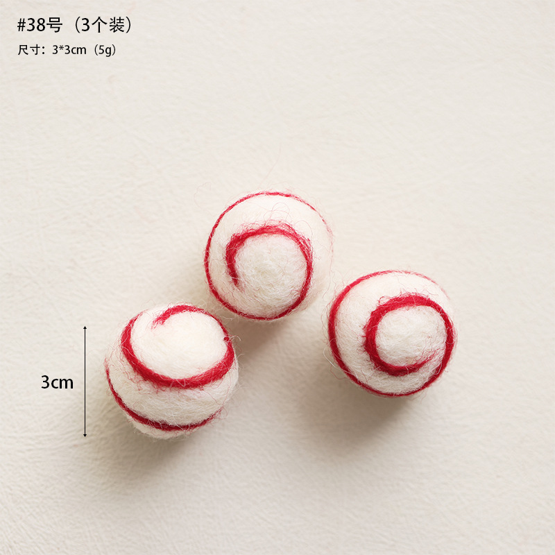 Navidad fieltro de lana decoración colgante accesorios DIY hechos a mano árbol de Navidad alce paquete de regalo pan de jengibre accesorios colgante hombre