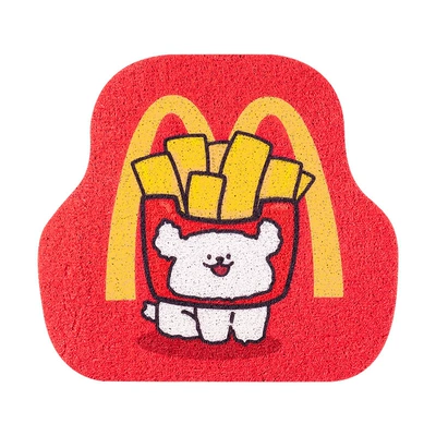Carpets, Car Foot Mats, Cute – Universal Foot Pad - recommendedfrench-fries-dog-hoop-foot-pads1