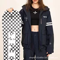 SMFK R Snow Suit Cross Flower DNA Снежная теплая лыжная куртка в стиле ретро Xu Yang Yuzhuo в наличии