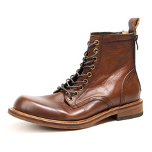 真皮底复古擦色做旧马丁靴头层牛皮男靴英伦时尚潮流高帮鞋8319-4