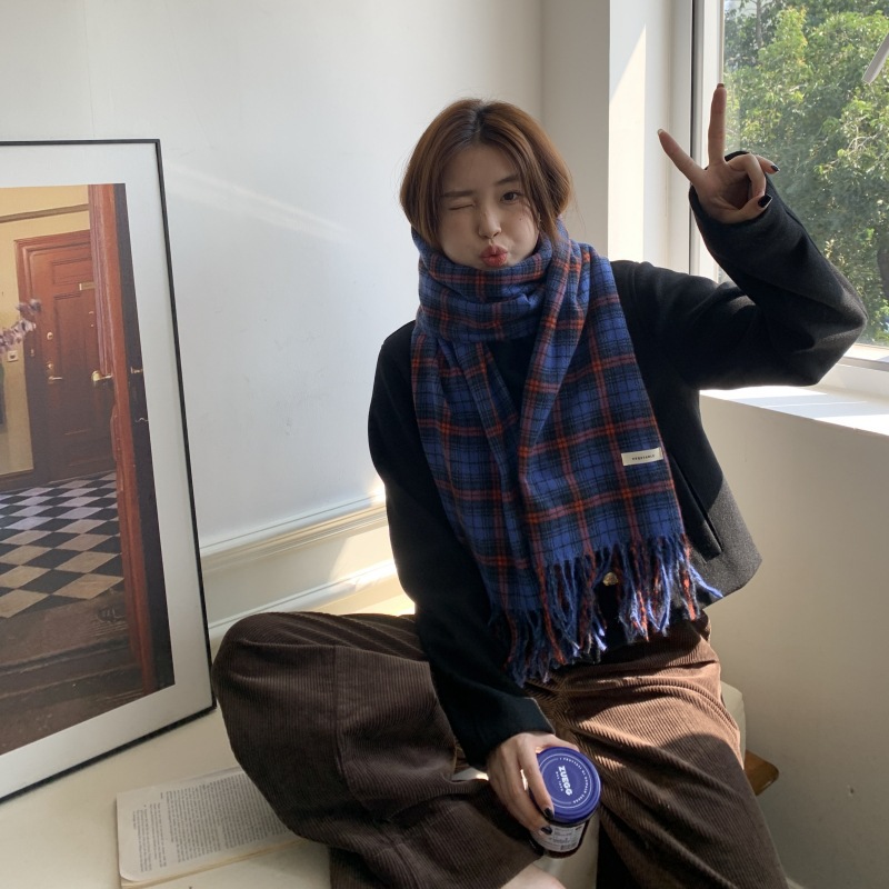 2025 nuevo bufandas de lana de Meirad mujeres otoño invierno estilo coreano de malla universal chaleco pareja buñuelo hombre caliente