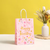 Cowhide Paper Birthday Party Creative Bag Creative Alphabet Printing Party Packing Bag Gift Bag