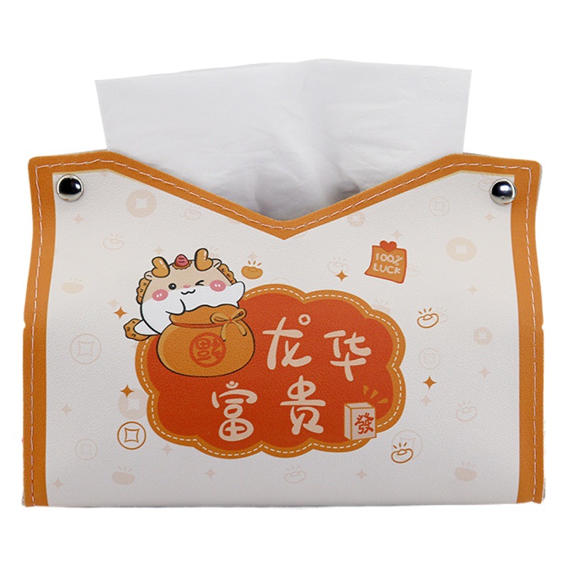 Nueva caja de pañuelos de cuero para sala de estar, bonito soporte para pañuelos para el hogar, caja de pañuelos para coche, caja de almacenamiento de pañuelos impermeable
