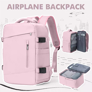 New Pure Color Simple Iins Style Versatile Multi-Functional Bag Travel Business Travel Backpack Large Capacity