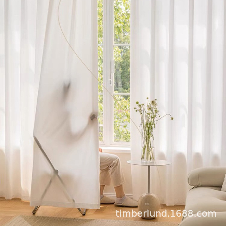 El hilo de la corona es transparente y no transparente. Espesar la pantalla de la ventana beige blanca de ensueño.