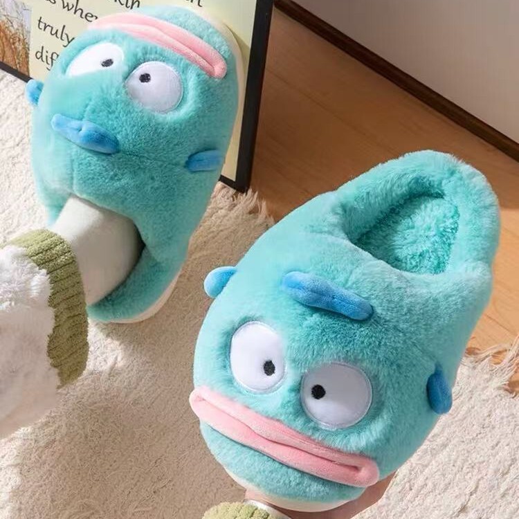 Clownfish Plush Cotton Slippers for Women, Winter Thickened Warm Cotton Slippers, Student Dormitory Non-Slip Cartoon Cotton Slippers for Winter Clownfish Plush Cotton Slippers for Women, Winter Thickened Warm Cotton Slippers, Student Dormitory Non-Slip Cartoon Cotton Slippers for Winter
