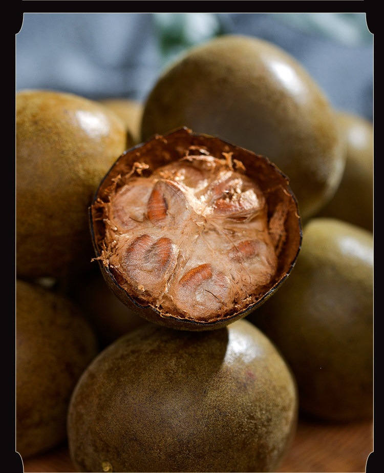 Luo Han Guo Monk Fruit Tea 5 Large Fruits 53-57mm Individually Wrapped Guangxi Herbal Tea in use