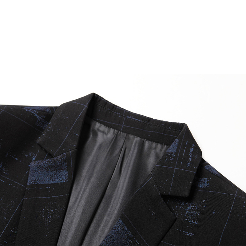 Blazer para hombre, primavera 2025, nuevo estilo casual, corte ajustado, estilo coreano, versátil, chaqueta delgada para hombre