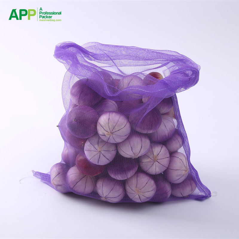 外贸出口HDPE蔬菜水果包装网袋大蒜网眼袋大蒜网袋