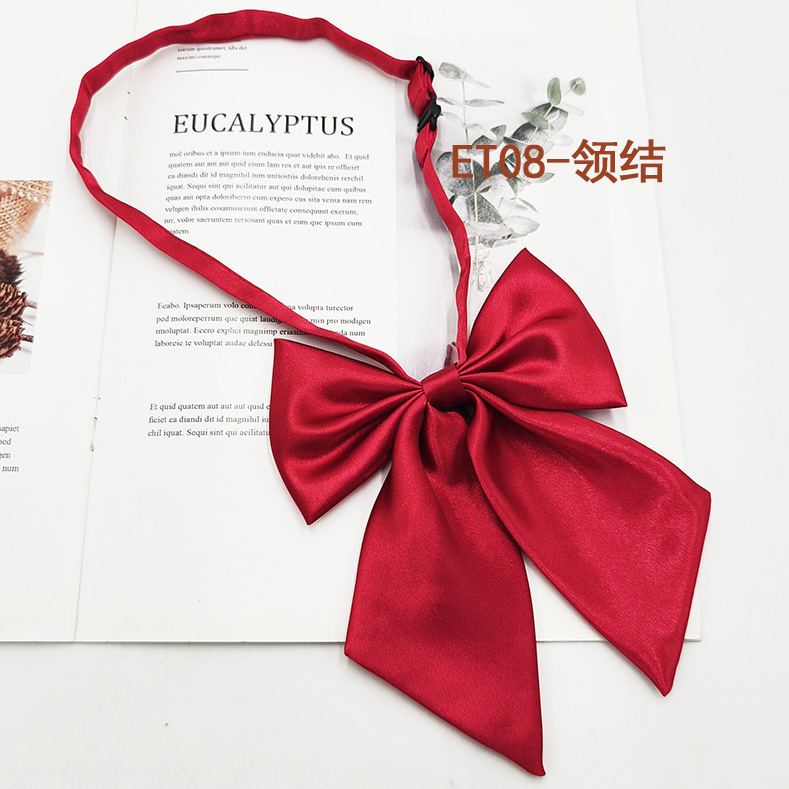 Spot de fábrica al por mayor conjunto de pajarita de corbata para niños de escuela primaria, corbata a rayas de color sólido, pajarita de raíz de plumas