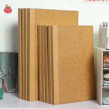 加厚b5牛皮纸笔记本批发学生加厚软抄练习作业本 会议记录日记本
