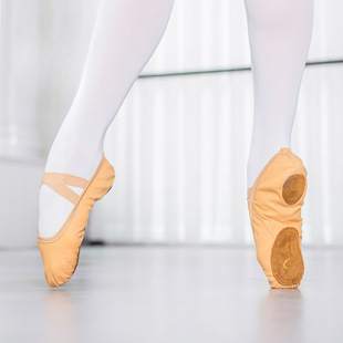 Cat Claw Ballet Dance Shoes Cloth Head Lace-Free Adult Children's Soft Sole Shoes for Body Dancing and Belly Practice