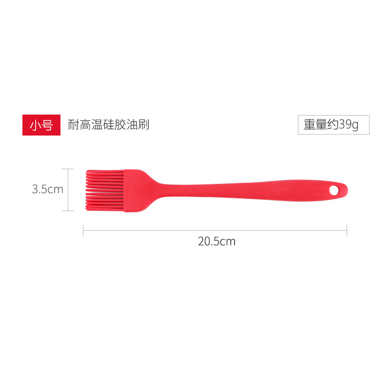Utensilios de cocina de silicona 3-pieza todo incluido cepillo de silicona herramienta para hornear traje raspador cepillo de aceite traje herramienta de la torta image 9