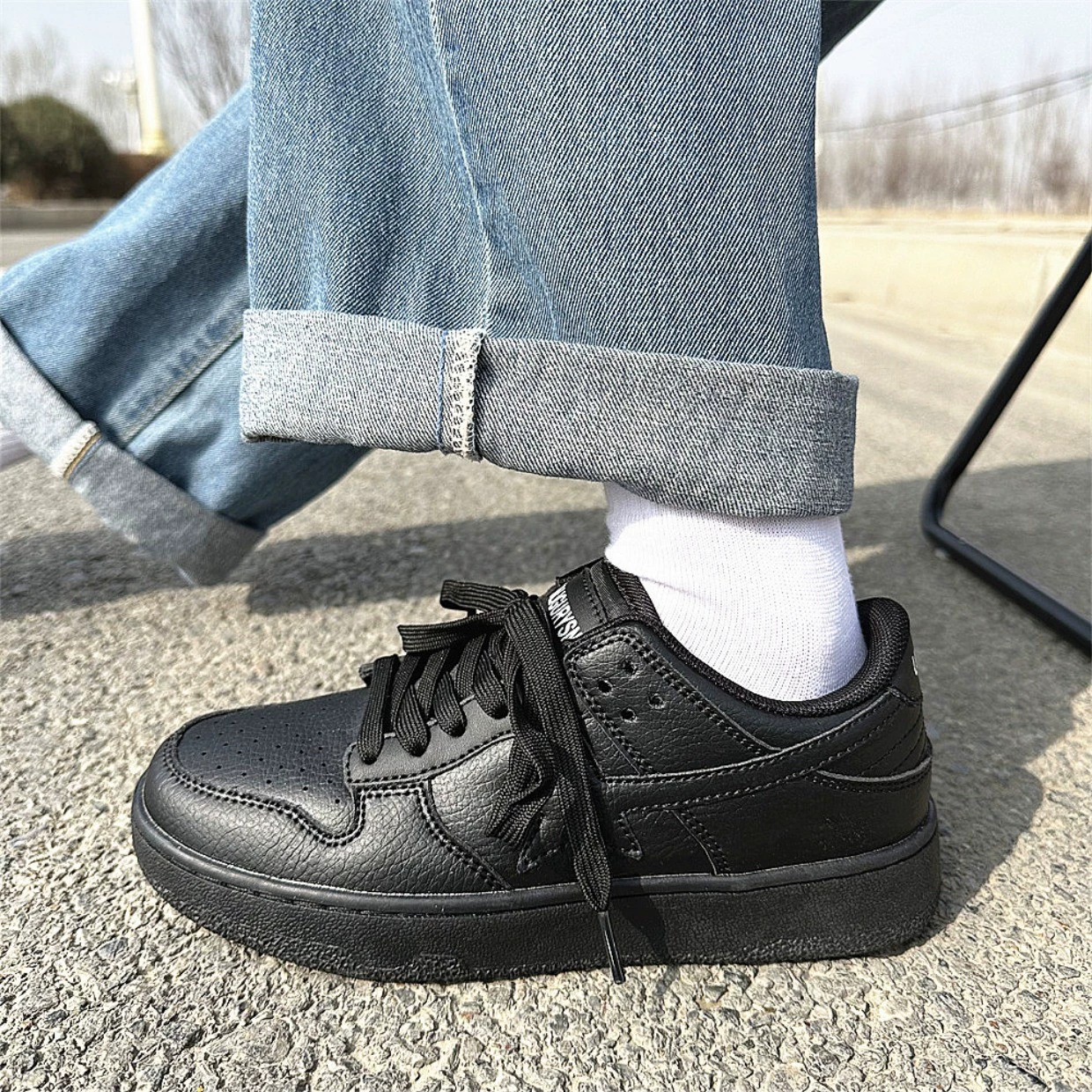 Tide, sneakers, sexy universal footwear, white shoes for men and women for beloved for leisure