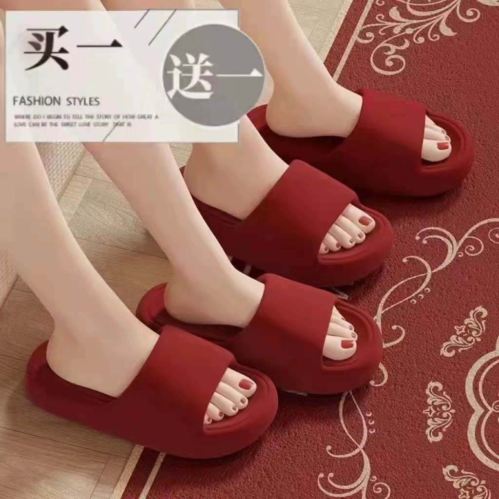 Лидер продаж, тапочки для женщин, уличные мягкие дышащие ванны на толстой подошве, Нескользящие четырехсезонные сандалии для мужчин оптом