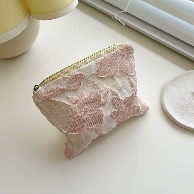 Маленький косметичка, 12×10 см, тканевая косметичка на молнии для помады и монет