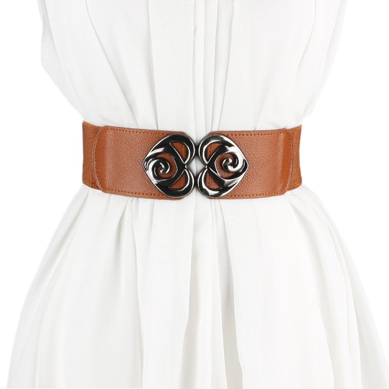 Elastischer Breiter Taillengürtel Modisches Accessoire Für Damen_voghion.com