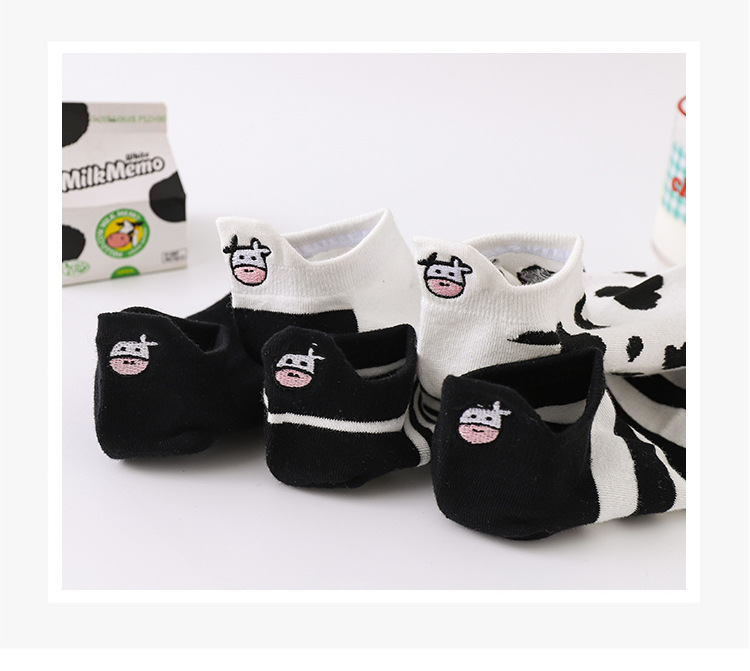 30g Weight Sock Classification Women's Cute Cartoon Cotton Embroidery Socks