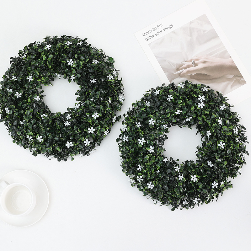 Cross-border Milan flower garland Eucalyptus fake flowers Christmas…